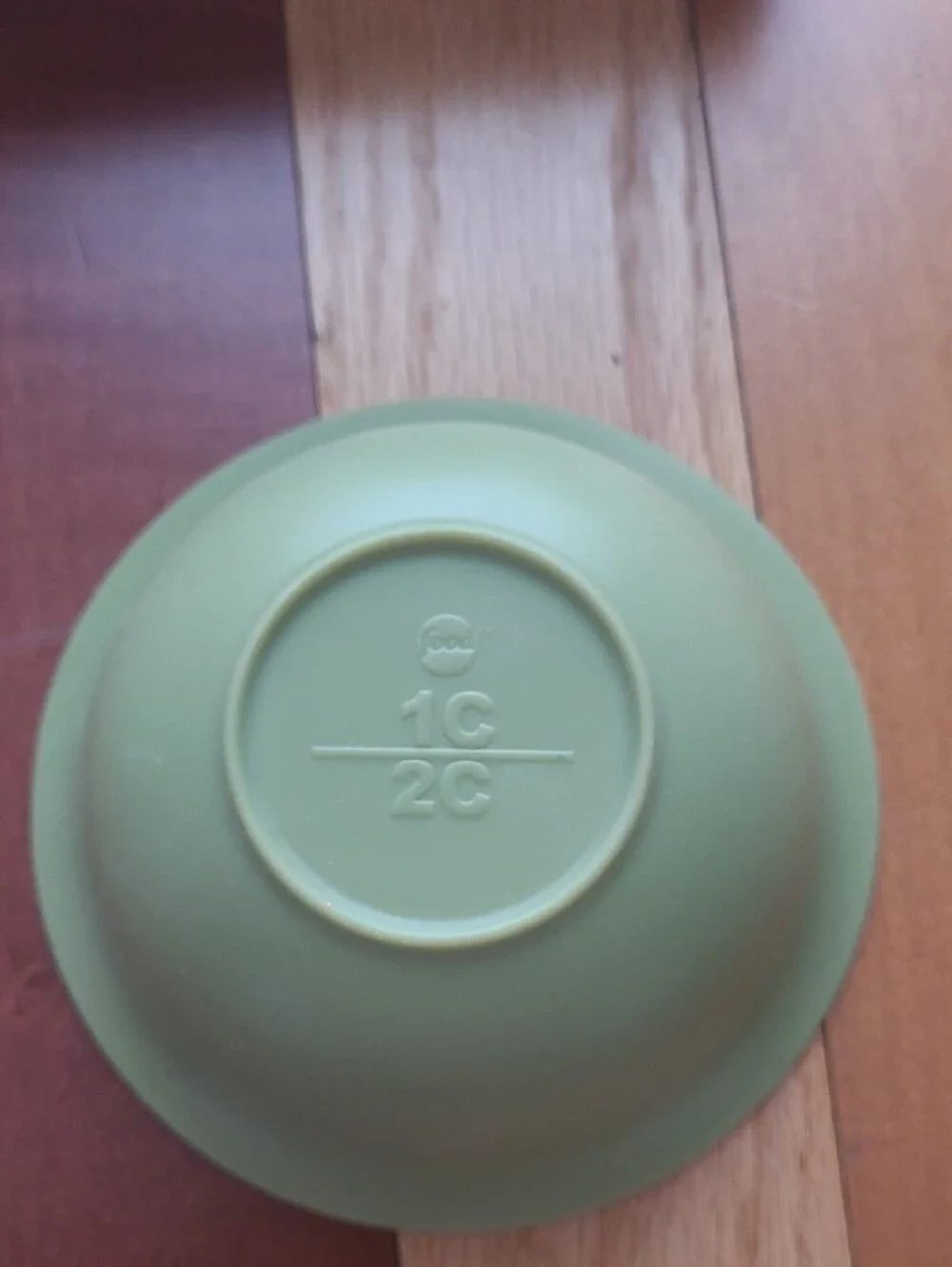 Food Network Stackable Green and Gray Measuring Nesting Mixing Bowls